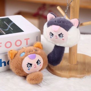 Móc khoá Gấu Bông Baby Three mèo may mắn