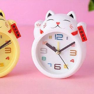 ĐỒNG HỒ BÁO THỨC HÌNH MÈO MAY MẮN