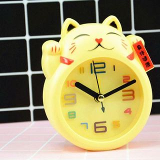 ĐỒNG HỒ BÁO THỨC HÌNH MÈO MAY MẮN