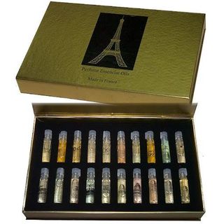 Set 20 Chai Nước Hoa Phap mini chai 1ml Hộp Vàng