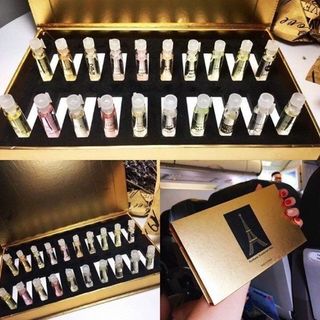 Set 20 Chai Nước Hoa Phap mini chai 1ml Hộp Vàng