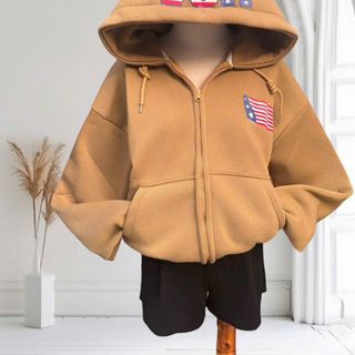 Áo Khoác Nón In USA Cờ - Mới Về, Chất Thun Nỉ Xuất Khẩu