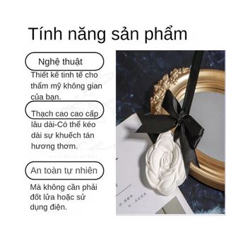 Sáp thơm Đá Thạch Cao Trắng Treo Tủ,Treo Xe Hoa Hồng