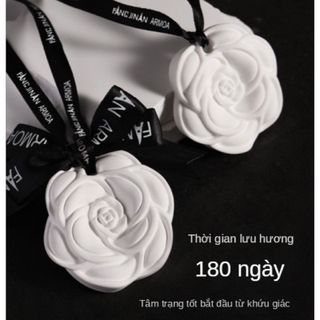 Sáp thơm Đá Thạch Cao Trắng Treo Tủ,Treo Xe Hoa Hồng