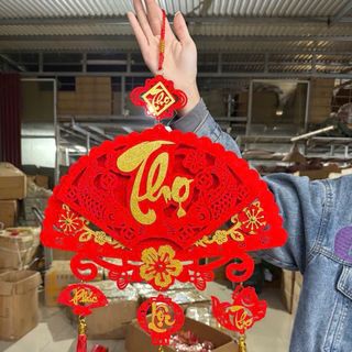 Khánh quạt 3liễn 2026 mẫu đẹp