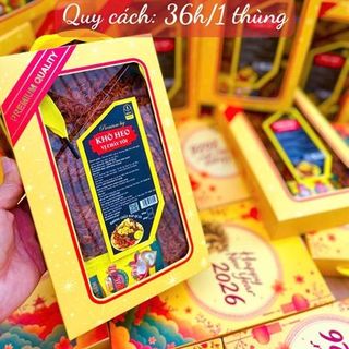 Khô Heo Cháy Tỏi Hộp Tết