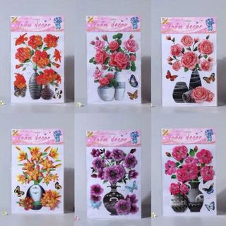 TRANH HOA NỔI 3D DÁN TƯỜNG TRANG TRÍ