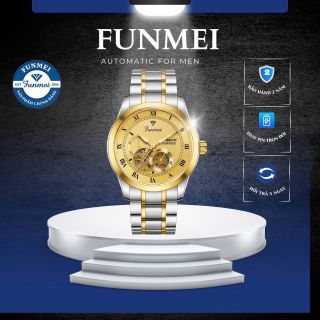 ĐỒNG HỒ NAM CHÍNH HÃNG FUNMEI CƠ FC230 MTRÒN LỘ ĐÁY FULLBOX TEM HÃNG