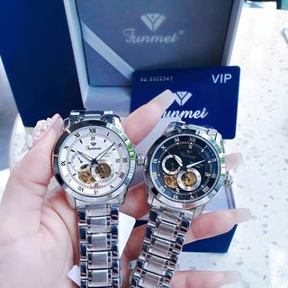 ĐỒNG HỒ NAM CHÍNH HÃNG FUNMEI CƠ FC230 MTRÒN LỘ ĐÁY FULLBOX TEM HÃNG