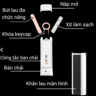 Dụng cụ vệ sinh bàn phím máy tính 7 in 1
