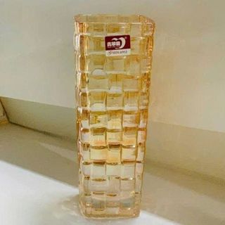 BÌNH CẮM HOA VUÔNG DELI VÀNG 16CM HP27-3 (T24)