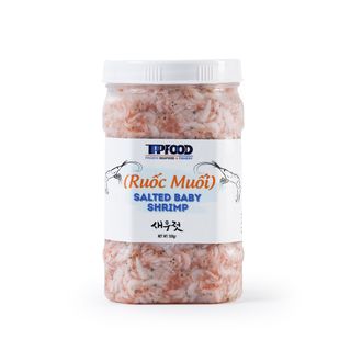 Ruốc muối - Mắm tép Hàn dùng làm kim chi, nước sốt, mắm tôm hoặc ăn sống - 500GR/HŨ (Có thùng 20kg)