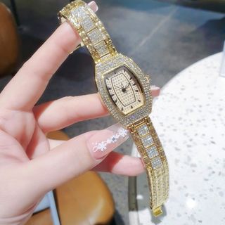 SĂN SALE NỮ THỜI TRANG DAVÊNA MẶT BẦU ĐÍNH ĐÁ VÀNG