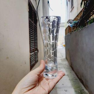 BÌNH CẮM HOA THUỶ TINH 17CM DELI HP35 (T24)