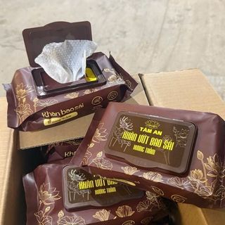 Khăn ướt bao sái Tâm An (CÓ NẮP)