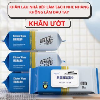 Khăn ướt lau bếp kitchen Wipes (220g)