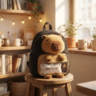 BALO CAPYBARA PHỐI KÍNH – NHẸ ÊM, XINH XẮN CHO BÉ - PIPI STORE