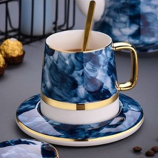 Cốc sứ KALANDI xanh dương ĐẸP (THÙNG 32C)