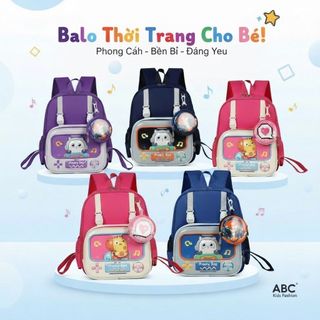 BALO HOẠT HÌNH 3D A6002 – XINH XẮN CHO BÉ ĐI HỌC - PIPI STORE