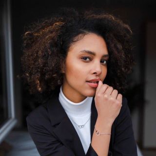 DÂY CHUYỀN NỮ CAO CẤP DANIEL W MÀU BẠC FULLBOX NƠ