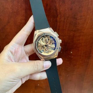 SĂN SALE HÀNG TRUNG CẤP ĐỒNG HỒ NAM HULOT DÂY DA MẶT TRÒN GIÁ MỚI