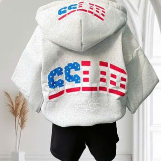 Áo khoác in chữ có cờ mới về, chất vải thun nỉ xuất