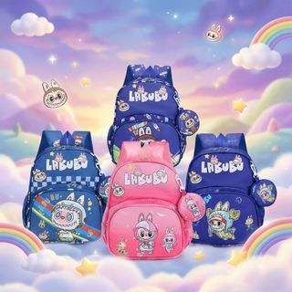 BALO ĐI HỌC MẦM NON LABUBU – GỌN NHẸ, NGĂN RỘNG, XINH XẮN BL01 - PIPI STORE