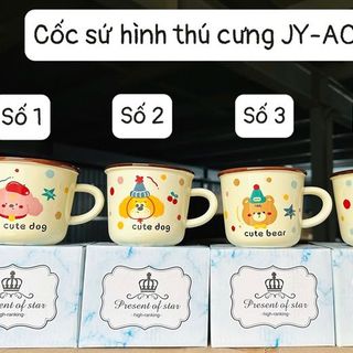 Cốc Sứ Hính Thú Cưng JY-A026 (THÙNG 60C)