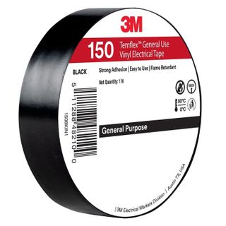 Băng keo điện PVC 3M Temflex 150 18mm x 20m 3M-BK150 - Chống cháy, cách điện tốt, chịu nhiệt cao, sử dụng linh hoạt