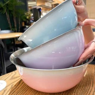 Bộ 3 Tô Chậu Inox Sắc Màu CC ( THÙNG 200B )