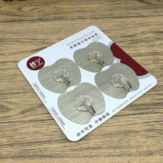 VỈ 4 MÓC DÁN TƯỜNG CHỊU LỰC 10KG HÌNH TÁO