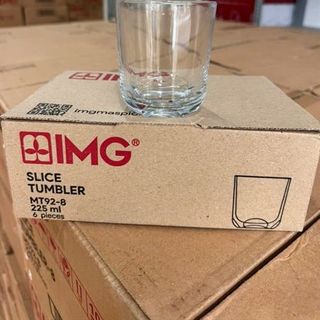 Bộ 6 Cốc Thủy Tinh 225ml Indo MT92-8 (THÙNG 12B)