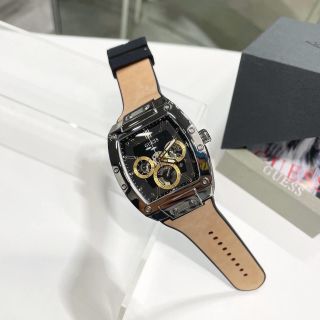 ĐỒNG HỒ NAM CAO CẤP GUECC MẶT CHONOGRAP DÂY DA MÀU NUDE FULLBOX