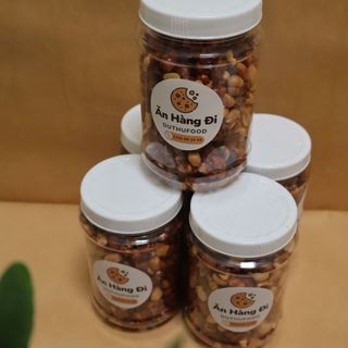 Đậu Phộng ( Lạc ) Cháy Tỏi Ớt 300gr, món ngon nhà làm, đồ ăn vặt