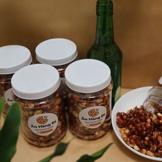 Đậu Phộng ( Lạc ) Cháy Tỏi Ớt 300gr, món ngon nhà làm, đồ ăn vặt