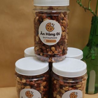 Đậu Phộng ( Lạc ) Cháy Tỏi Ớt 300gr, món ngon nhà làm, đồ ăn vặt