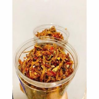 Cá cơm mồm rim lạc ( đậu phộng) thơm, ngon, đưa cơm, có thể ăn vặt - hũ 250gr