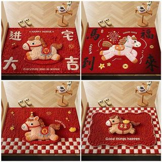 Thảm Lông Cừu Hình Ngựa Mới 40x60cm