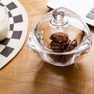 Hũ Mứt Thủy Tinh Trắng ( THÙNG 48C )