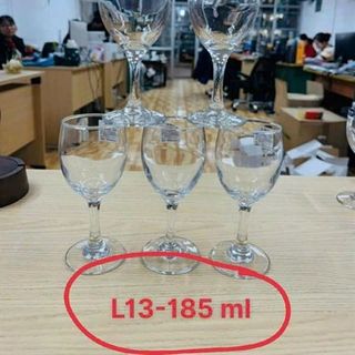 Bộ 6 Cốc Thủy Tinh Ly Vang L13-185ml ( THÙNG 16B )