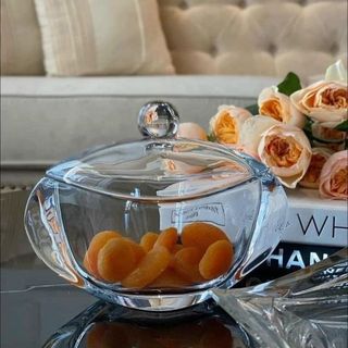 Hũ Mứt Thủy Tinh Trắng ( THÙNG 48C )