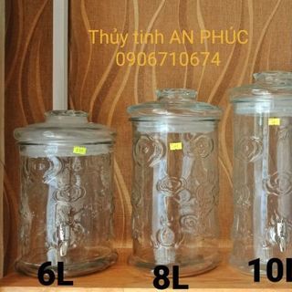 Bình Trụ Rồng / Trụ Trơn 6L ( THÙNG 6C)