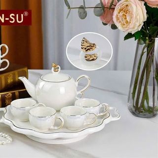 Bộ Ấm Chén Kèm Khay J7-2 (THÙNG 12B )