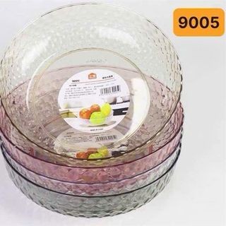 9005- Đĩa khay Nhựa để hoa quả 24*6 ( ZengBao) ( THÙNG 120C )