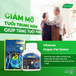 thải độc mỡ nội tạng Vitatree Organ Fat Detox