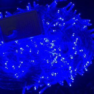 DÂY ĐÈN TRANG TRÍ XANH DƯƠNG V8 80M 352 BÓNG SIÊU SÁNG