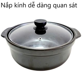 NỒI ĐẤT SỨ CHỐNG DÍNH 2L - 21CM (T12)