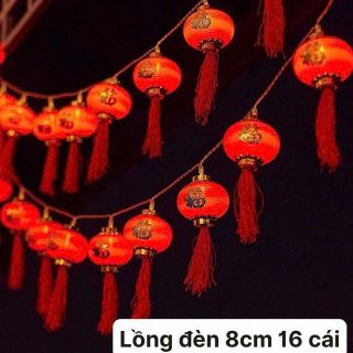 DÂY LỒNG ĐÈN TRÒN CHỮ PHÚC 16 TRÁI LỚN