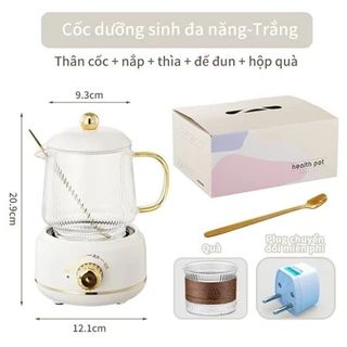 ẤGN Ấm Siêu Tốc Đa Chức Năng Mini 600ml (THÙNG 30C)