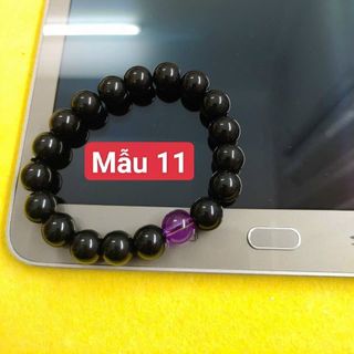 Chuỗi vòng đeo tay đá thạch anh đen 10ly
